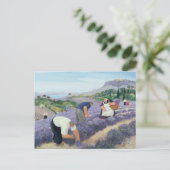 Lavendel Postkarte (Stehend Vorderseite)