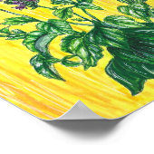 Lavendel Print Poster (Ecke)