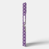 Lavendel Quarterfolie Latti Monogram IPAD Case (Rückseite / Rechts)