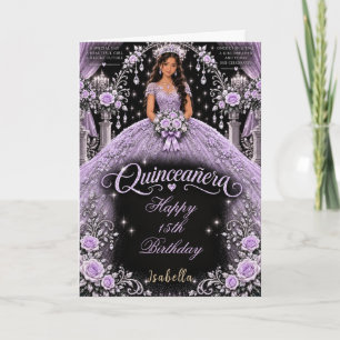 Lavendel-Quinceañera-Zauber Karte