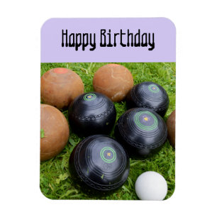 Lavendel-Rasen-Bowls, flexibler Magnet