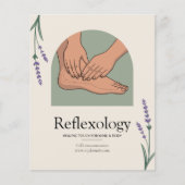 Lavendel - Reflexzonenmassage Flyer (Vorne)