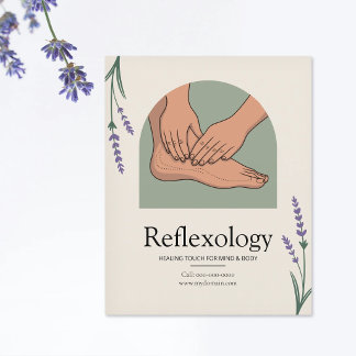 Lavendel - Reflexzonenmassage Flyer