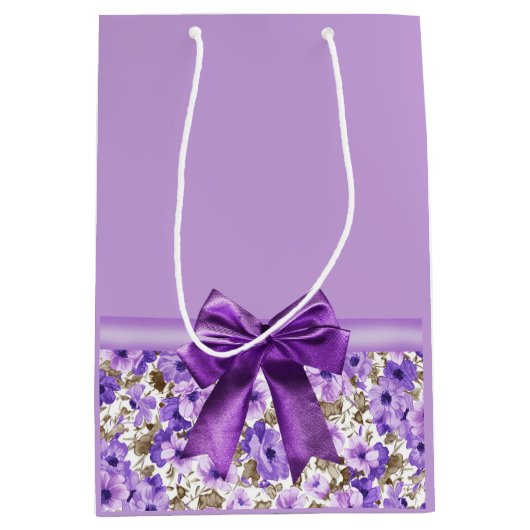 Lavendel romantisch mittlere geschenktüte (Vorderseite)
