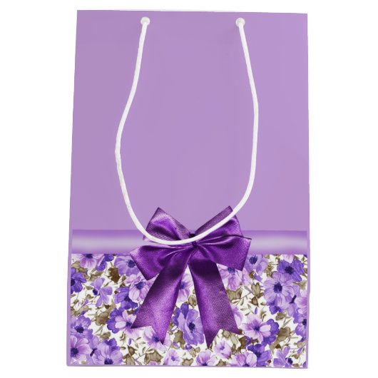 Lavendel romantisch mittlere geschenktüte (Rückseite)