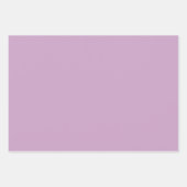 Lavendel rosa Farbe Geschenkpapier Set (Vorderseite 2)