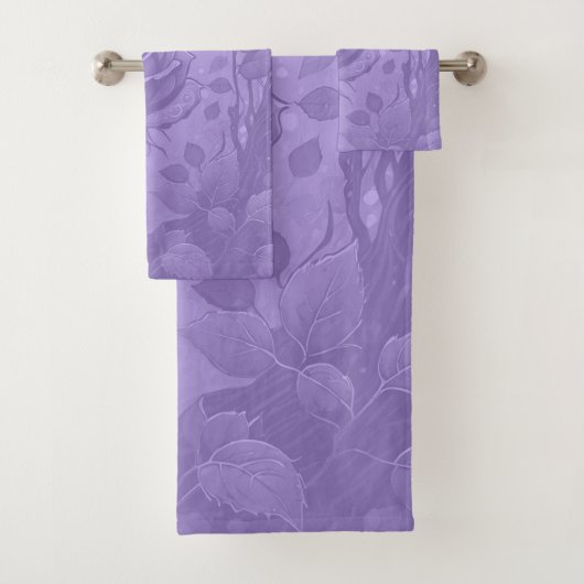 Lavendel Rose 2 Badhandtuch Set (Insitu)