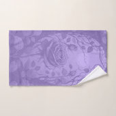 Lavendel Rose 2 Badhandtuch Set (Handtuch)