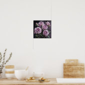 Lavendel Rose Blume Art Print Poster (Küche)