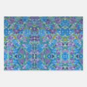 Lavendel Rose Blumenpapier Geschenkpapier Set (Vorderseite 2)