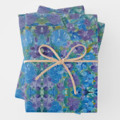 Lavendel Rose Blumenpapier Geschenkpapier Set (Beispiel)