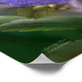 Lavendel Rose Fine Art Poster/Print Poster (Ecke)