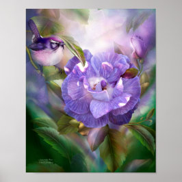 Lavendel Rose Fine Art Poster/Print Poster