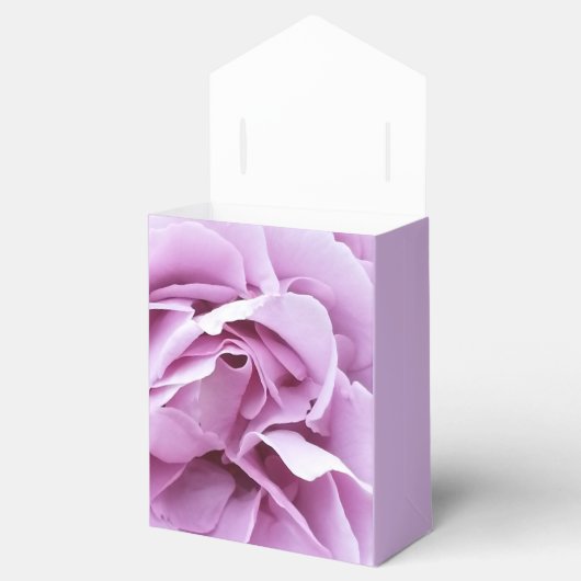 Lavendel-Rose Geschenkschachtel (Geöffnet)