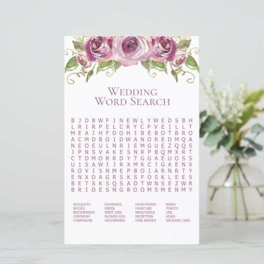 Lavendel-Rose Hochzeitsscanner (Stehend Vorderseite)