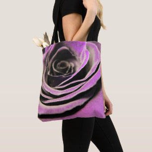 Lavendel-Rose - Maßgeschneiderte Mehrdruck-Tasche Tasche