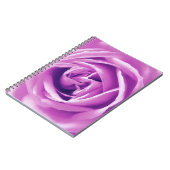 Lavendel-Rose Notizblock (Linke Seite)