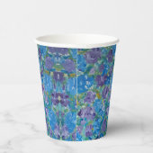 Lavendel Rose Papiergruppen Pappbecher (Rechts)