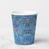 Lavendel Rose Papiergruppen Pappbecher (Vorderseite)