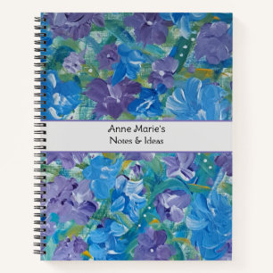 Lavendel Rose Personalisiert Notebook Notizblock