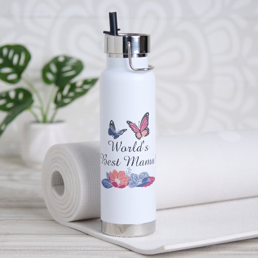 Lavendel-Rose Pink persönlich isoliert Trinkflasche (Yoga)