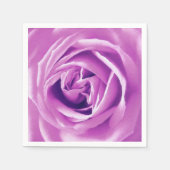 Lavendel-Rose Serviette (Vorderseite)