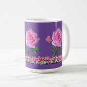 Lavendel Rose Sharon Coffee Tasse (VorderseiteRechts)