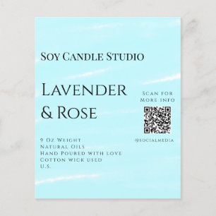 Lavendel Rose Soy Kerzen Business hinzufügen q r C