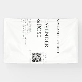 Lavendel Rose Soy Kerzen Business hinzufügen q r C Banner