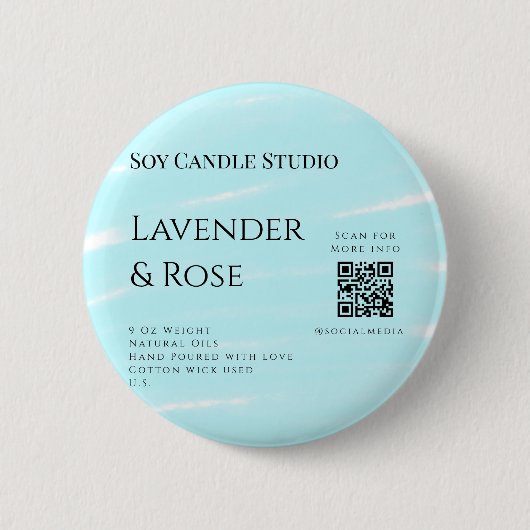 Lavendel Rose Soy Kerzen Business hinzufügen q r C Button (Vorderseite)
