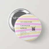 Lavendel Rose Soy Kerzen Business hinzufügen q r C Button (Vorne & Hinten)