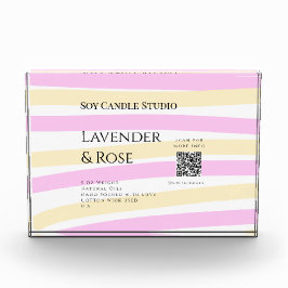 Lavendel Rose Soy Kerzen Business hinzufügen q r C Fotoblock