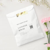 Lavendel Rose Soy Kerzen Business hinzufügen q r C Geschenktütchen (Versiegelt)