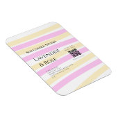 Lavendel Rose Soy Kerzen Business hinzufügen q r C Magnet (Rechte Seite)