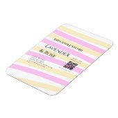 Lavendel Rose Soy Kerzen Business hinzufügen q r C Magnet (Linke Seite)