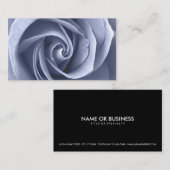 Lavendel-Rose Visitenkarte (Vorne/Hinten)