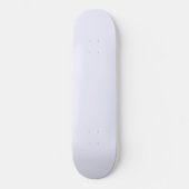 Lavendel Rose Weich weißer Pastellfarben Skateboard (Vorderseite)