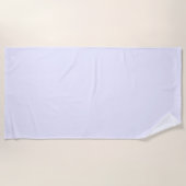 Lavendel Rose Weich weißer Pastellfarben Strandtuch (Vorderseite)