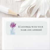 Lavendel-Rücksendeadresse (Insitu)