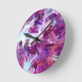 LAVENDEL RUNDE WANDUHR (Winkel)