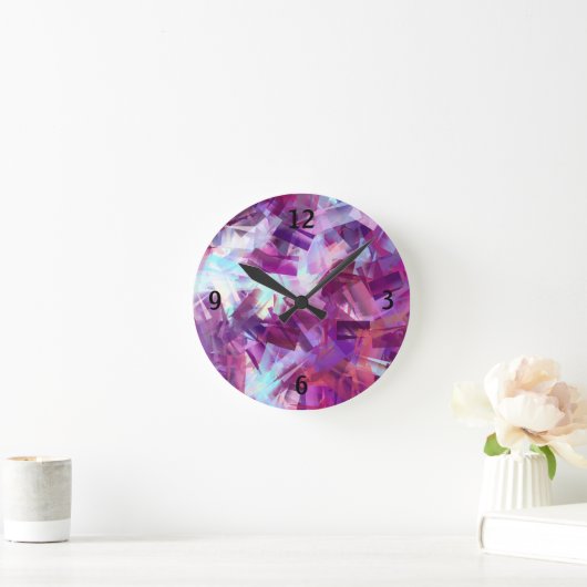 LAVENDEL RUNDE WANDUHR (Zuhause)