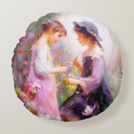 Lavendel Rundes Kissen