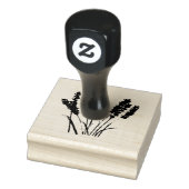 Lavendel Rustikales Vintages Kunsthandwerk Niedlic Gummistempel (Stempel)