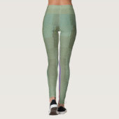 Lavendel Sage Kariert Leggings (Rückseite)