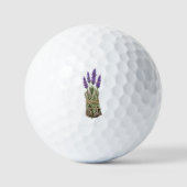 Lavendel-Salbei-Bündel Golfbälle 3er Packung (Vorderseite)