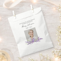 Lavendel-Samenpackung Gedenk Trauerfeier