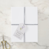 Lavendel-Samenpaket-Trauer-Geschenkanhänger Geschenkanhänger (Mit Garn)