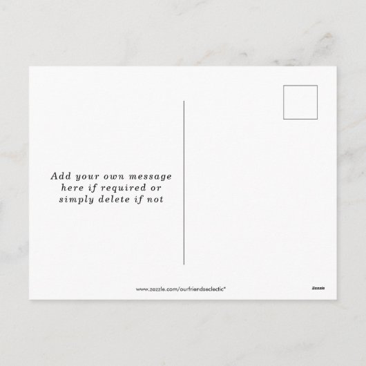 Lavendel Save the Date Foto Postkarte (Rückseite)