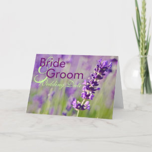 Lavendel ・ Save the Date Karte