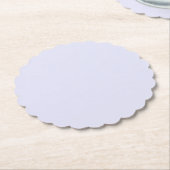 Lavendel Scalloped Untersetzer (angewinkelt)